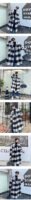 Retro Coat Plaid Wool Coat Plaid Trench Coat Flannel Coat Checkered Jacket