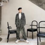 Street Fashion Velvet Suit Green Velvet Pant Suit Mens
