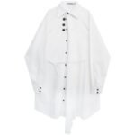 C2956 P70 Asymmetric Japanese Loose Unisex Punk Shirt