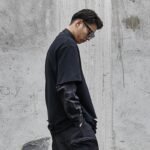 Dark Wind Loose Vest Short Sleeve T-shirt