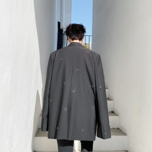 KK1586/P195 Hand-stitched Golden Ring Jacket Suit