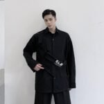 P85 Dark Three-dimensional Pocket Shirt Jacket