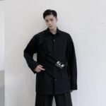P85 Dark Three-dimensional Pocket Shirt Jacket