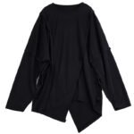 Original Design Dark Yamamoto Style Back-and-forth Stitched Long-sleeved T-shirt