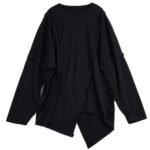 Original Design Dark Yamamoto Style Back-and-forth Stitched Long-sleeved T-shirt