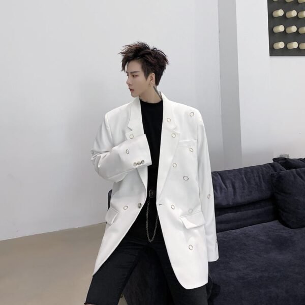 KK1586/P195 Hand-stitched Golden Ring Jacket Suit