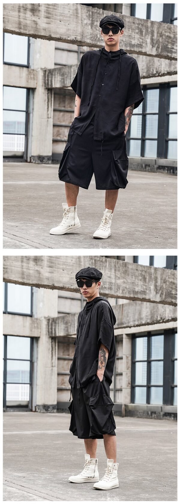 Diablo Yamamoto-style Baggy Men's Casual Pants