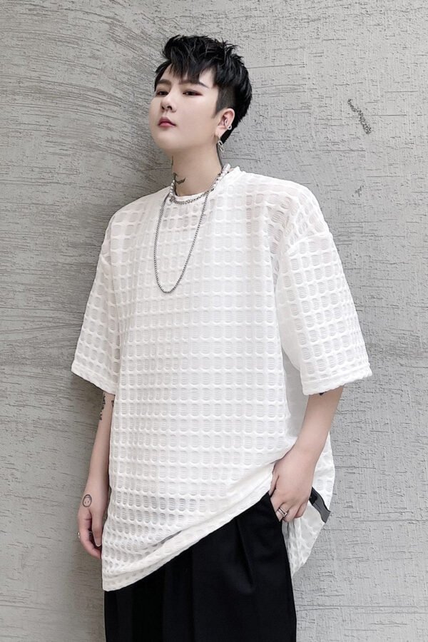 KK1630/P70 Geometric Shape Fabric Breathable T-shirt