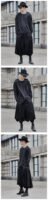Original Design Dark Yamamoto Style Back-and-forth Stitched Long-sleeved T-shirt