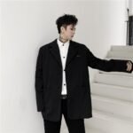TF20 New Net Red Loose Belt Decoration Korean Long-sleeved Casual Thin Suit Jacket