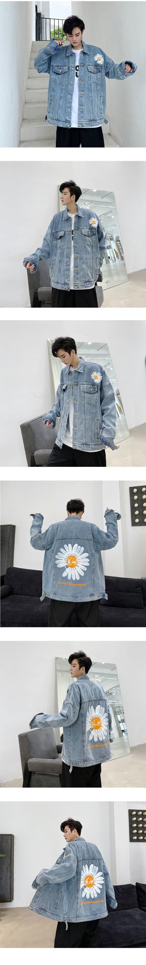 New Hip-hop Denim Jacket