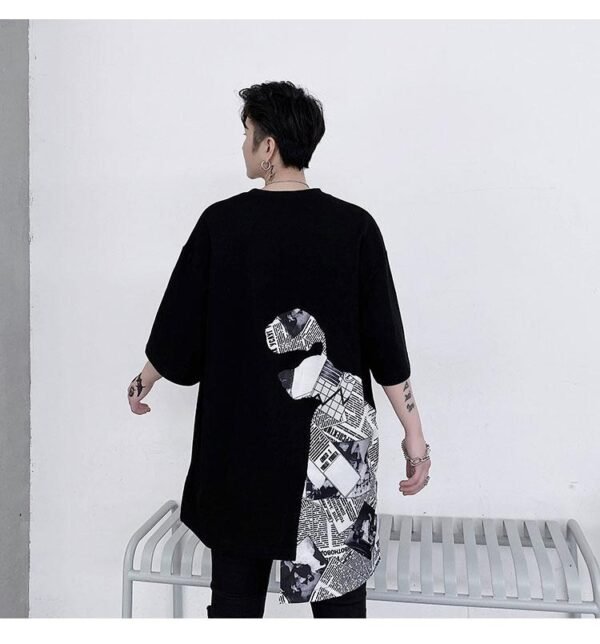 Men's Loose Hip-hop Casual Short Sleeve T-shirt