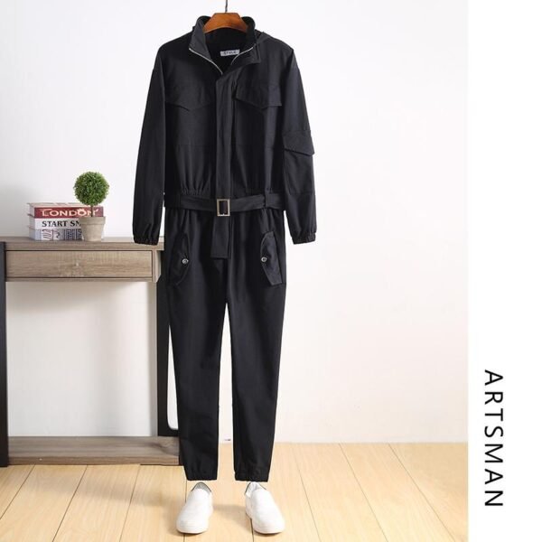 Trendy Hip Hop Suit Loose Legged Jumpsuit Autumn Wear American Jacket