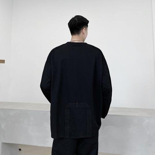 A452--652--P75  A New Round Collar, Dark Collar, Wind Jacket, Woolen Sweater, Men's Fashion Blazer  Tide