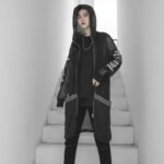 Fashion Streetwear Mesh Cardigan Mesh Jacket Loose Cardigan