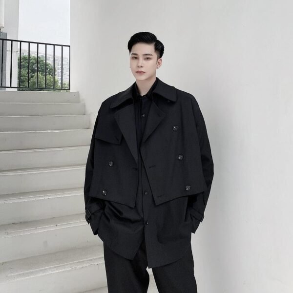 A261 Original Design Short Personalized Versatile Korean Loose Jacket Jacket