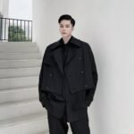 A261 Original Design Short Personalized Versatile Korean Loose Jacket Jacket