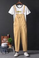 European and American Street Hip Hop One-piece Pants for Men and Women Couples Slim Feet Capris Korean Youth Casual Pants