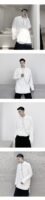 S87 Fall New Design Sense with Pendant-feeling Loose-fitting Casual Literary Shirt