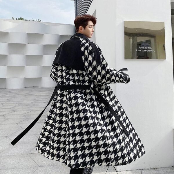 P165 Plus Cotton Thick Mid-length Windproof Coat Jacket