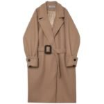 P120 Autumn and Winter Loose Decoration Woolen Coat