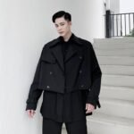 A261 Original Design Short Personalized Versatile Korean Loose Jacket Jacket