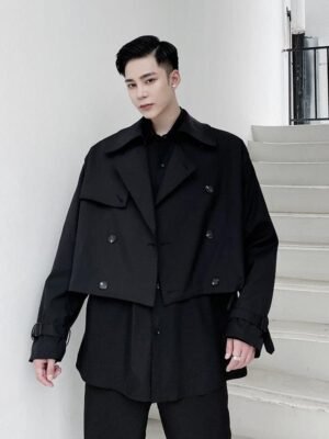 A261 Original Design Short Personalized Versatile Korean Loose Jacket Jacket