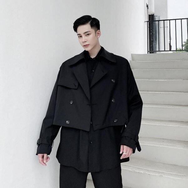 A261 Original Design Short Personalized Versatile Korean Loose Jacket Jacket