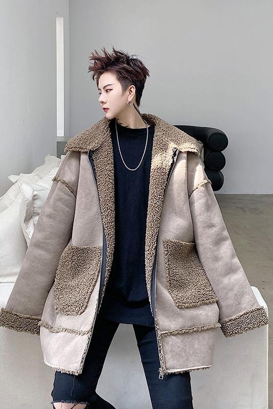 W203 P155 Winter Lamb Wool Jacket Thickened Casual Coat