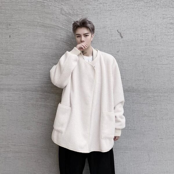 Kk1554 / P180 Fake Two Piece Fur Jacket