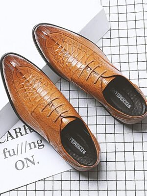 72358-P95 British Crocodile Men's Shoes