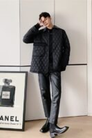P135 Winter Retro Male Casual Temperament Jacket