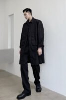 A261 Designer's Oversized Three-dimensional Pocket Extended Shirt