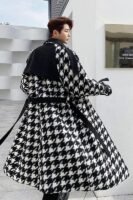 P165 Plus Cotton Thick Mid-length Windproof Coat Jacket