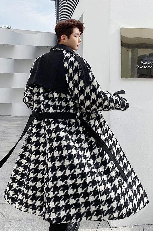 P165 Plus Cotton Thick Mid-length Windproof Coat Jacket