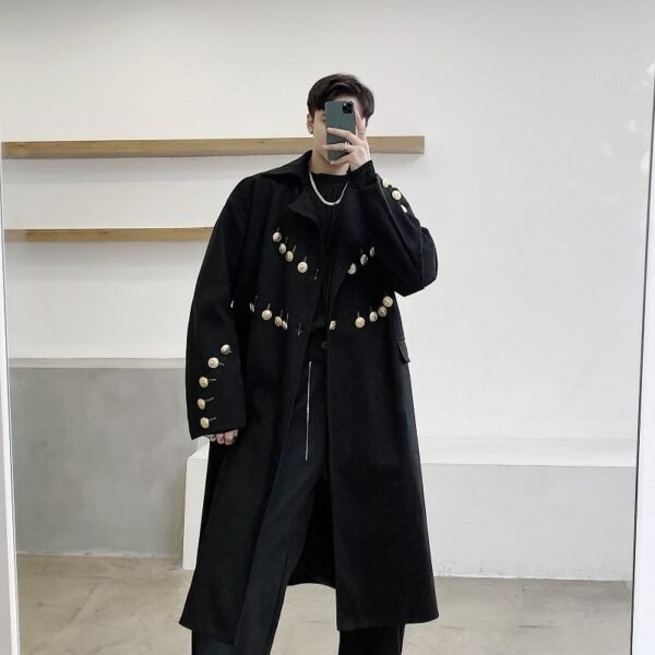 P175 Woolen Coat Cashmere Coat Men