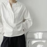 P55 Lazy Pullover Long Sleeve Temperament Shirt