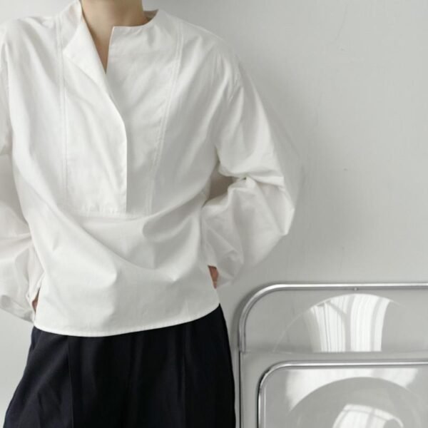 P55 Lazy Pullover Long Sleeve Temperament Shirt