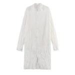 Niche Yoji Yamamoto Dark Design Sense Pleated Strap Long Shirt Jacket