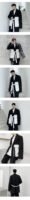 P140 Design Dark Minority Contrast Pocket Suit for Men