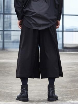 Yohji Yamamoto Style Dark Yohji Series Men's and Women's Wide Leg Pants Skirt Pants