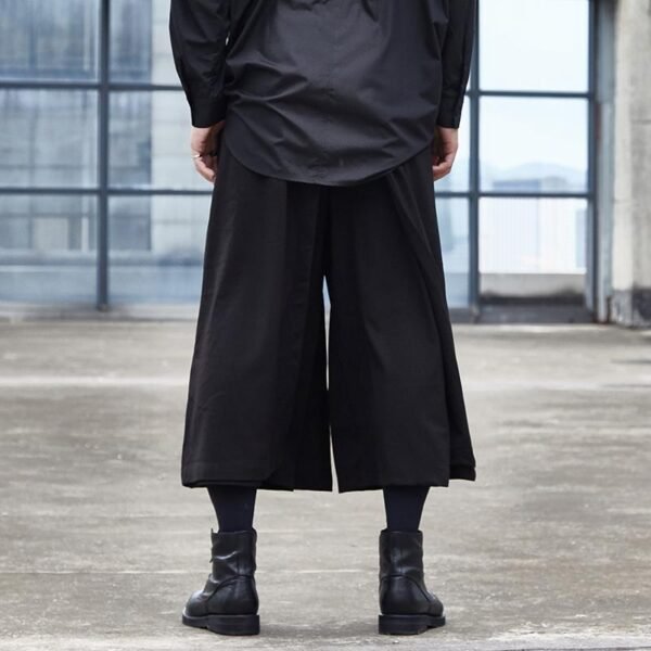 Yohji Yamamoto Style Dark Yohji Series Men's and Women's Wide Leg Pants Skirt Pants