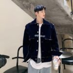 Ulzzang Vintage Burr Denim Jacket