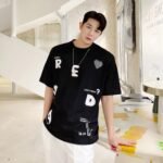 Ct106-p65 Summer Short Sleeve T-Shirt hip hop casual top T-shirt