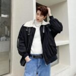 P135 Winter Lamb Wool Warm Cotton Jacket