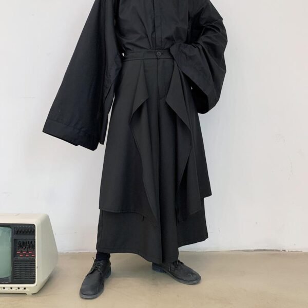 Men's Skirt Pants Wide Leg Pants Baggy Pants Loose Pants