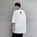 KK1630/P70 Geometric Shape Fabric Breathable T-shirt