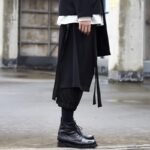 Yamamoto Yaosi Style Men's Cropped Casual Pants