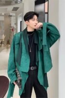 Fall Fashion Irregular Windbreaker Jacket Short Trenchcoat