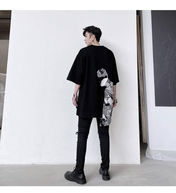 Men's Loose Hip-hop Casual Short Sleeve T-shirt